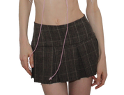 ♡ 𝓬𝓱𝓾𝓵𝓲𝓹 ♡ skirt in tan,