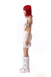 Cupid’s Aftermath Dress in White (XS-XL)