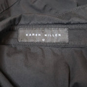 Vintage Y2K Karen Millen Black Blouse (Medium)