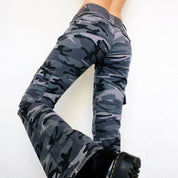 Gray Camo Cargo Pants (S)