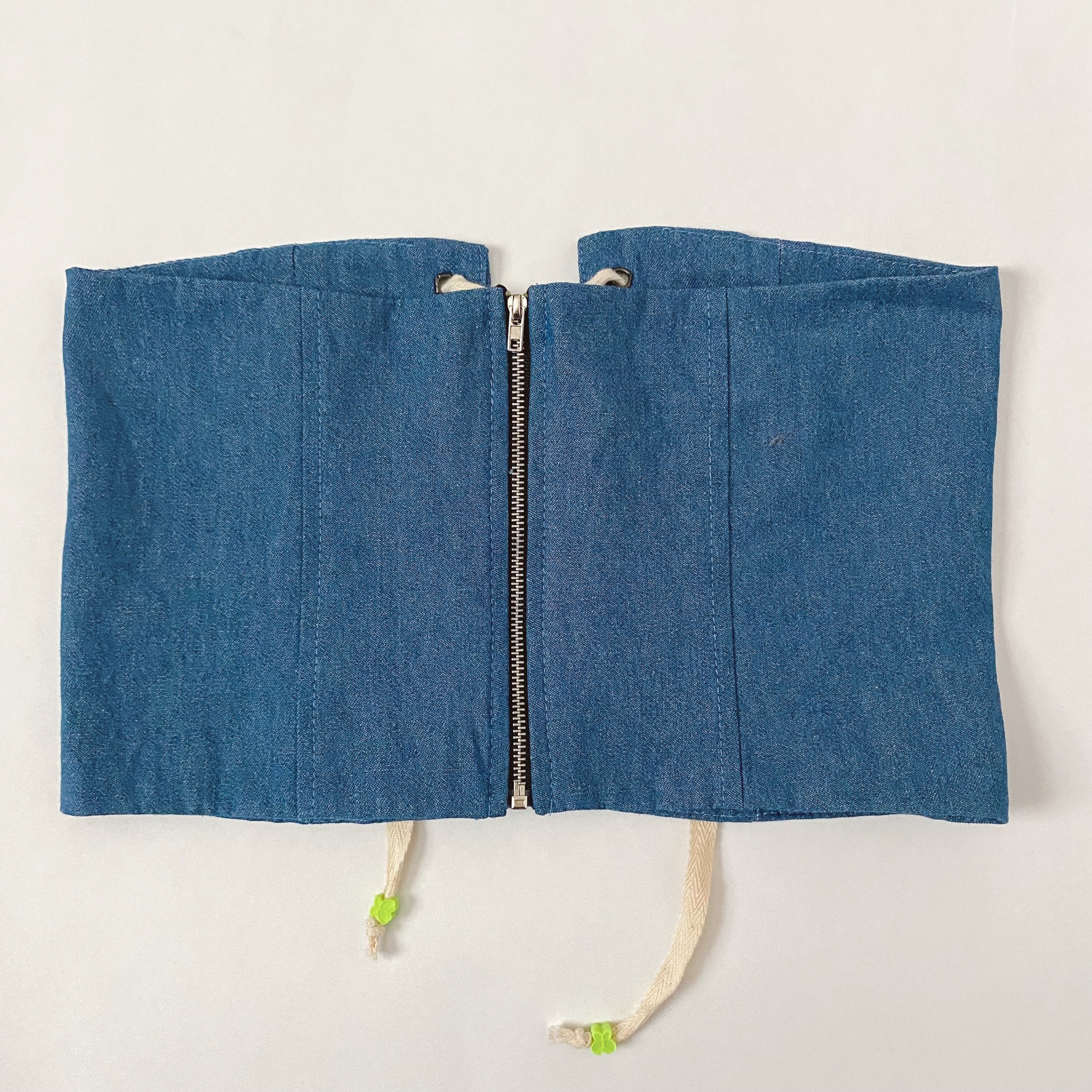 lace up chambray - extra small