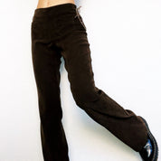 90s Brown Lace Up Pants