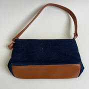 00s denim Euro city purse