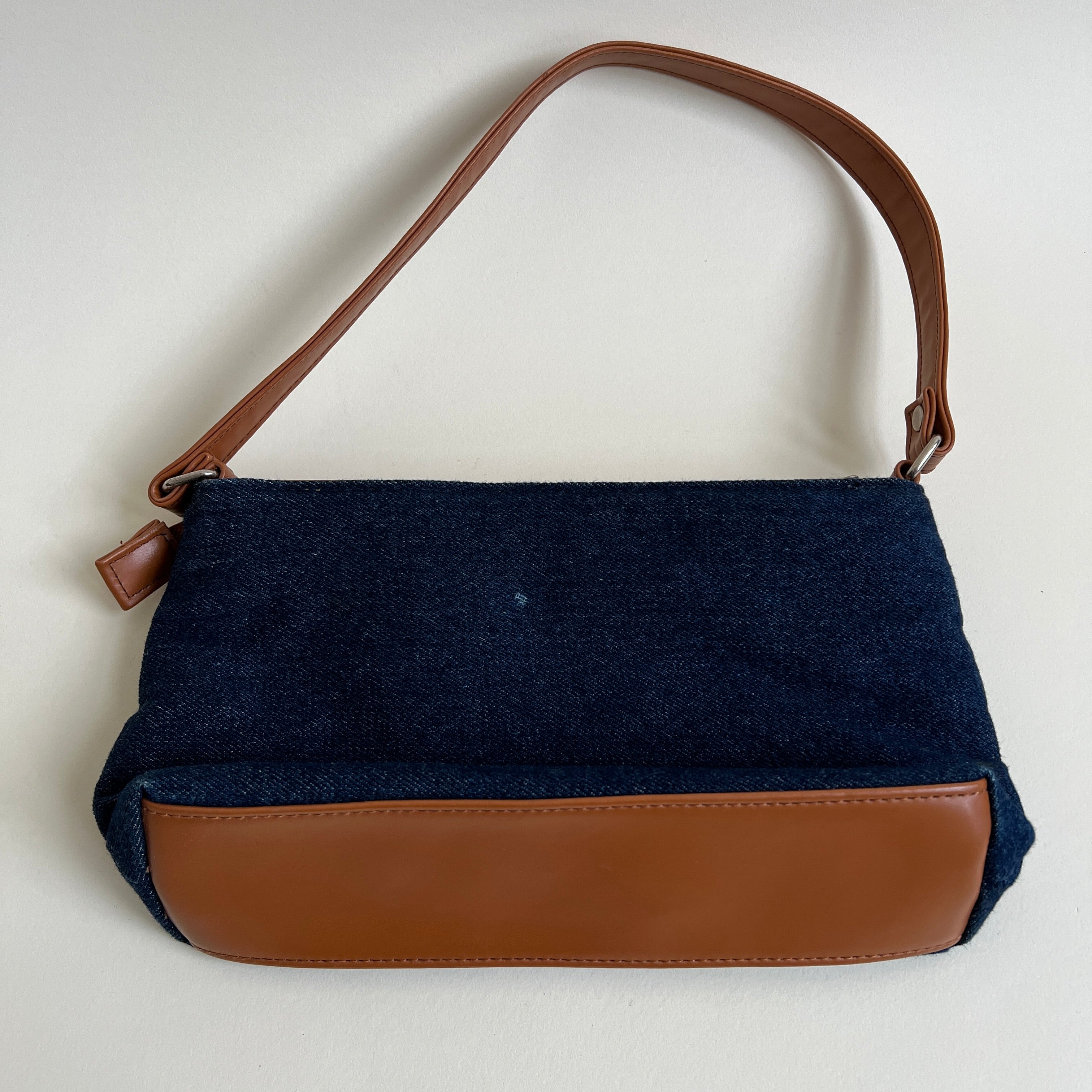 00s denim Euro city purse