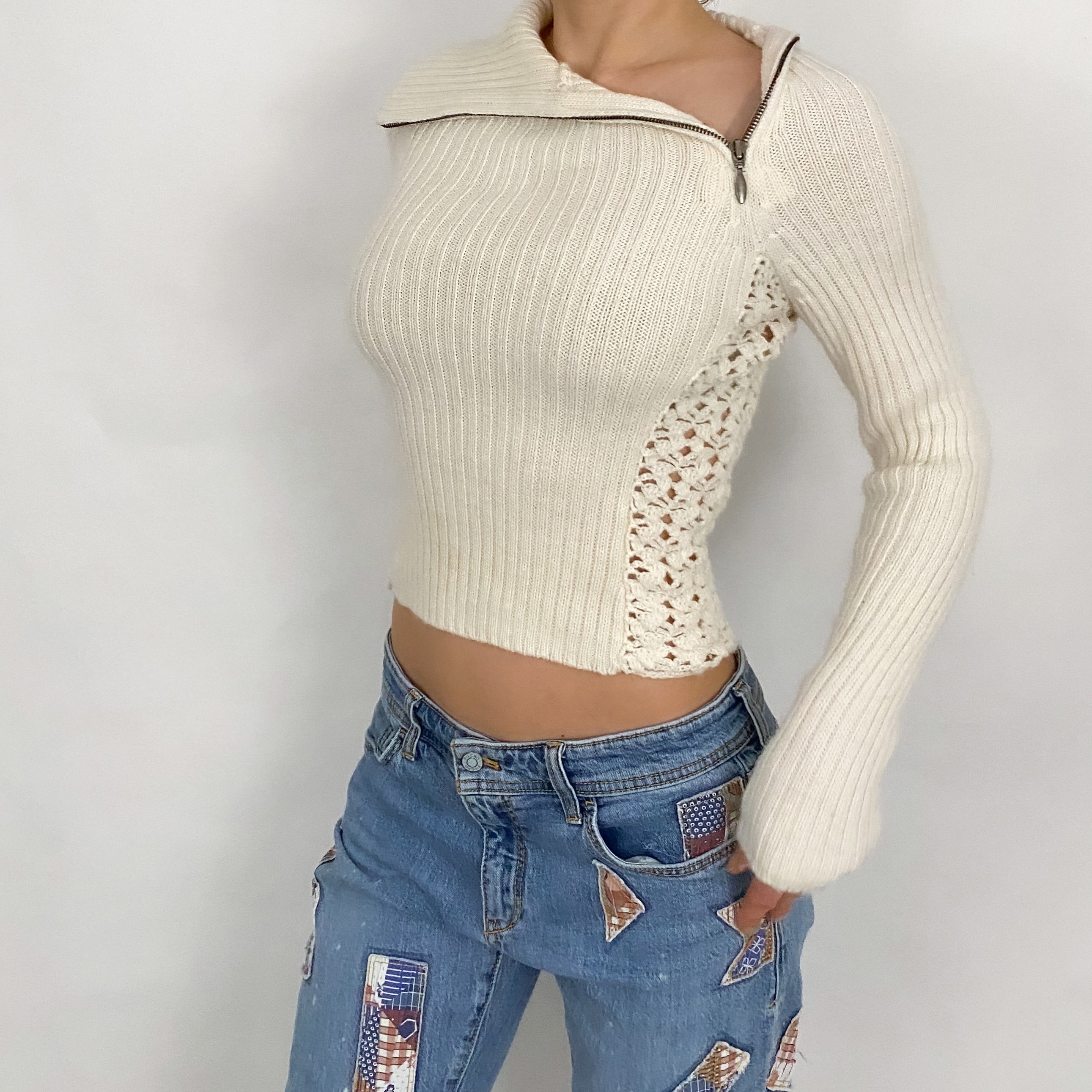 Guess Crochet Turtleneck