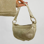 Gold Leather Mini Bag