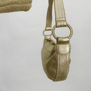 Gold Leather Mini Bag