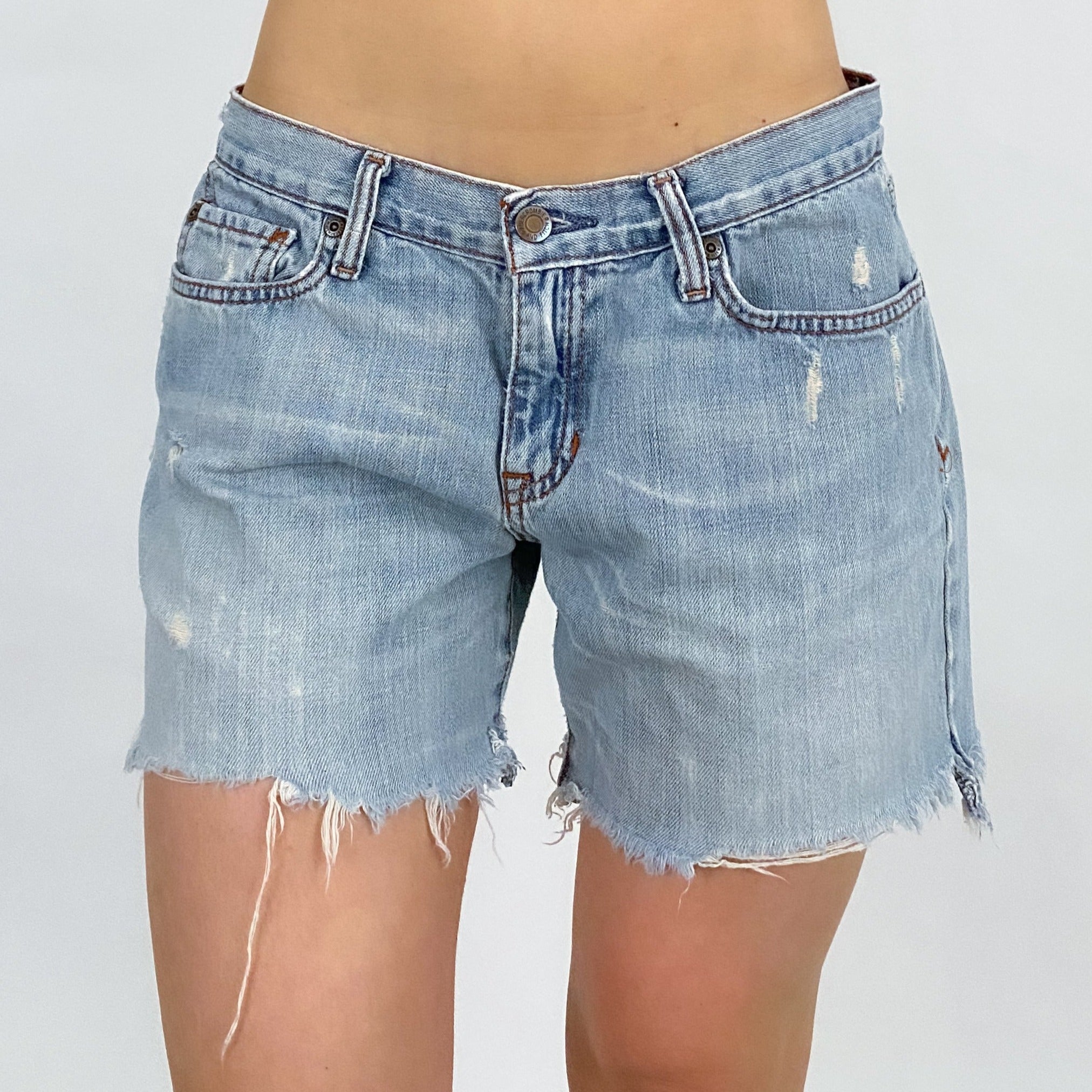 Early 2000's Denim Slouch Shorts - Medium