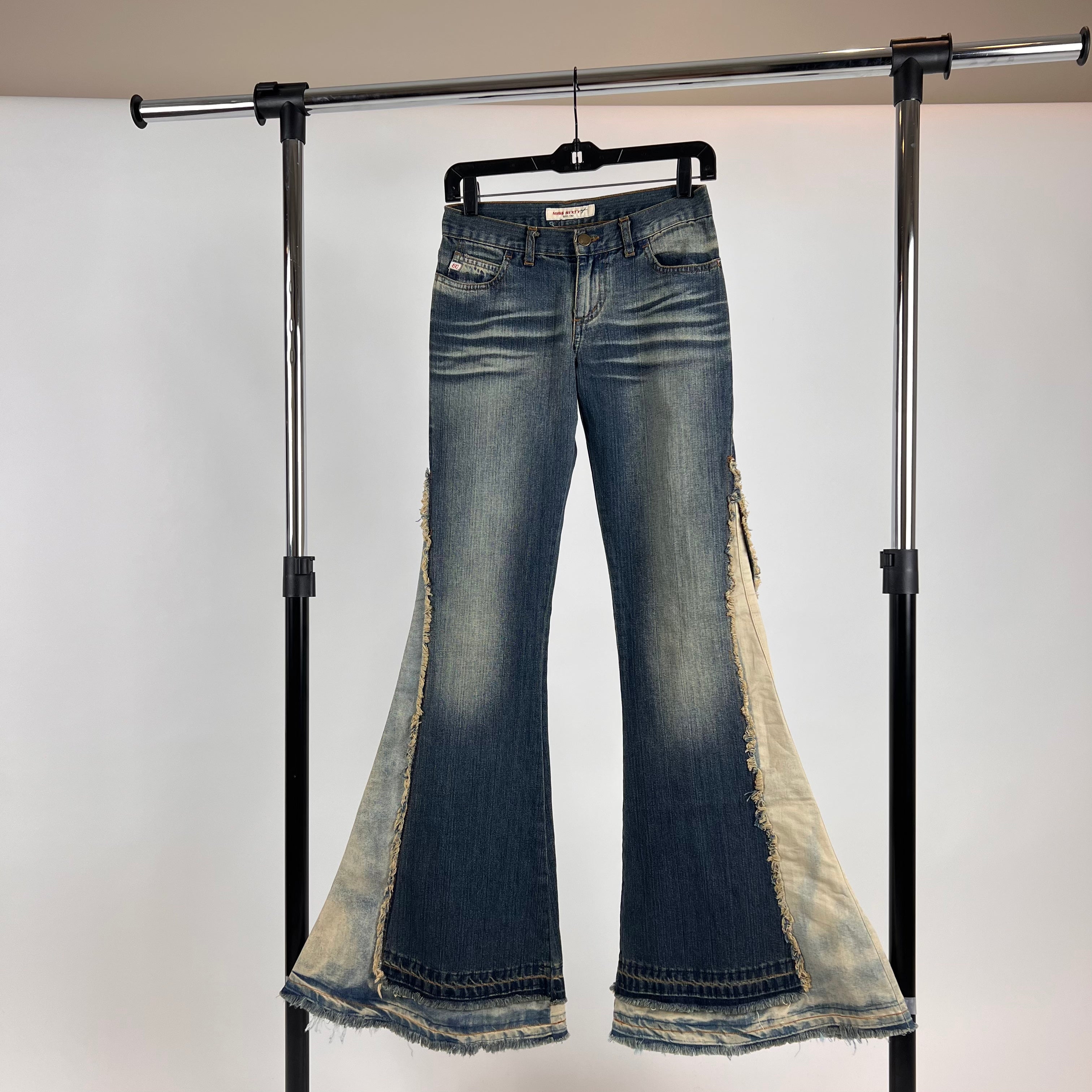 Miss Sixty Super Flare Low Rise Jeans (XS)