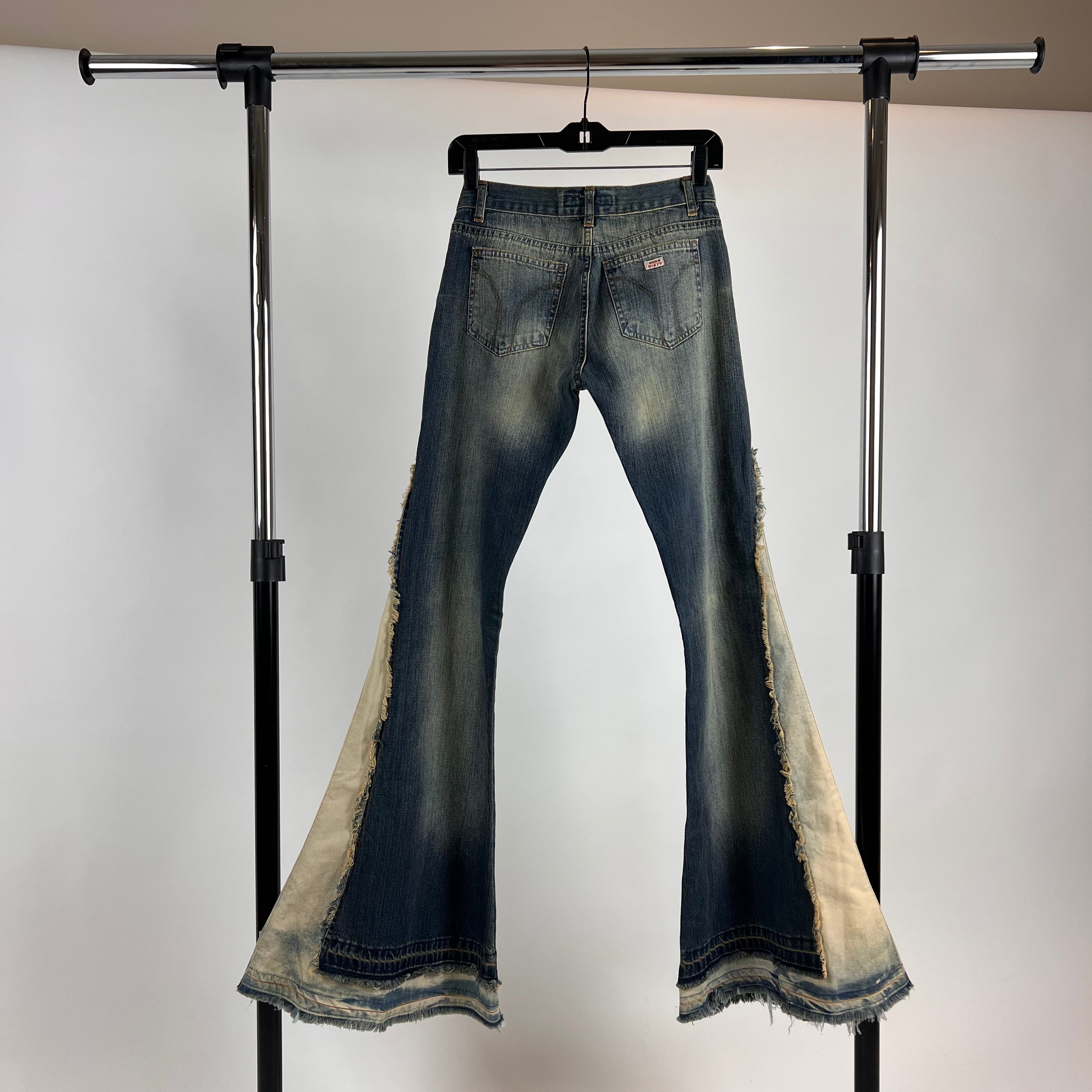 Miss Sixty Super Flare Low Rise Jeans (XS)