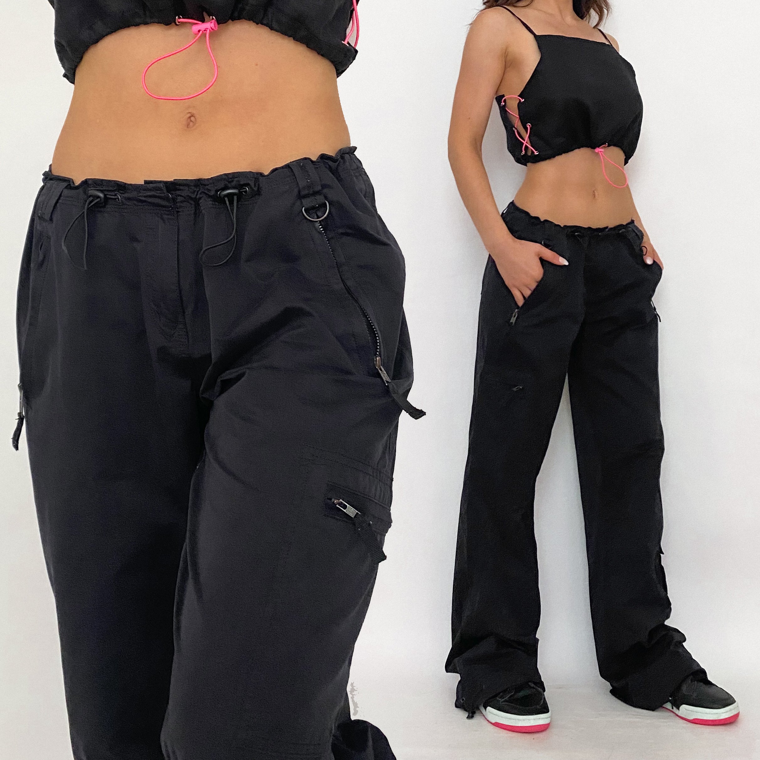 tactical bungee cord pants - medium