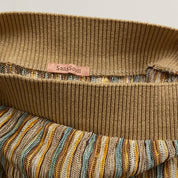 Y2K Knit Knee Length Skirt - XS