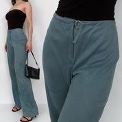 Vintage Max Studio Faux Suede Pants