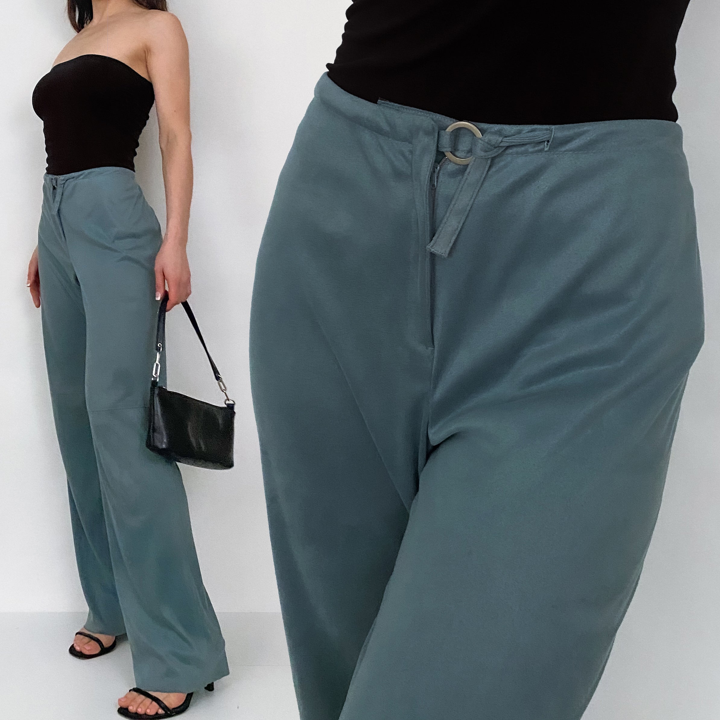 Vintage Max Studio Faux Suede Pants