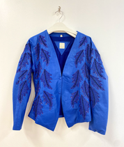 Cobalt Leather Jacket