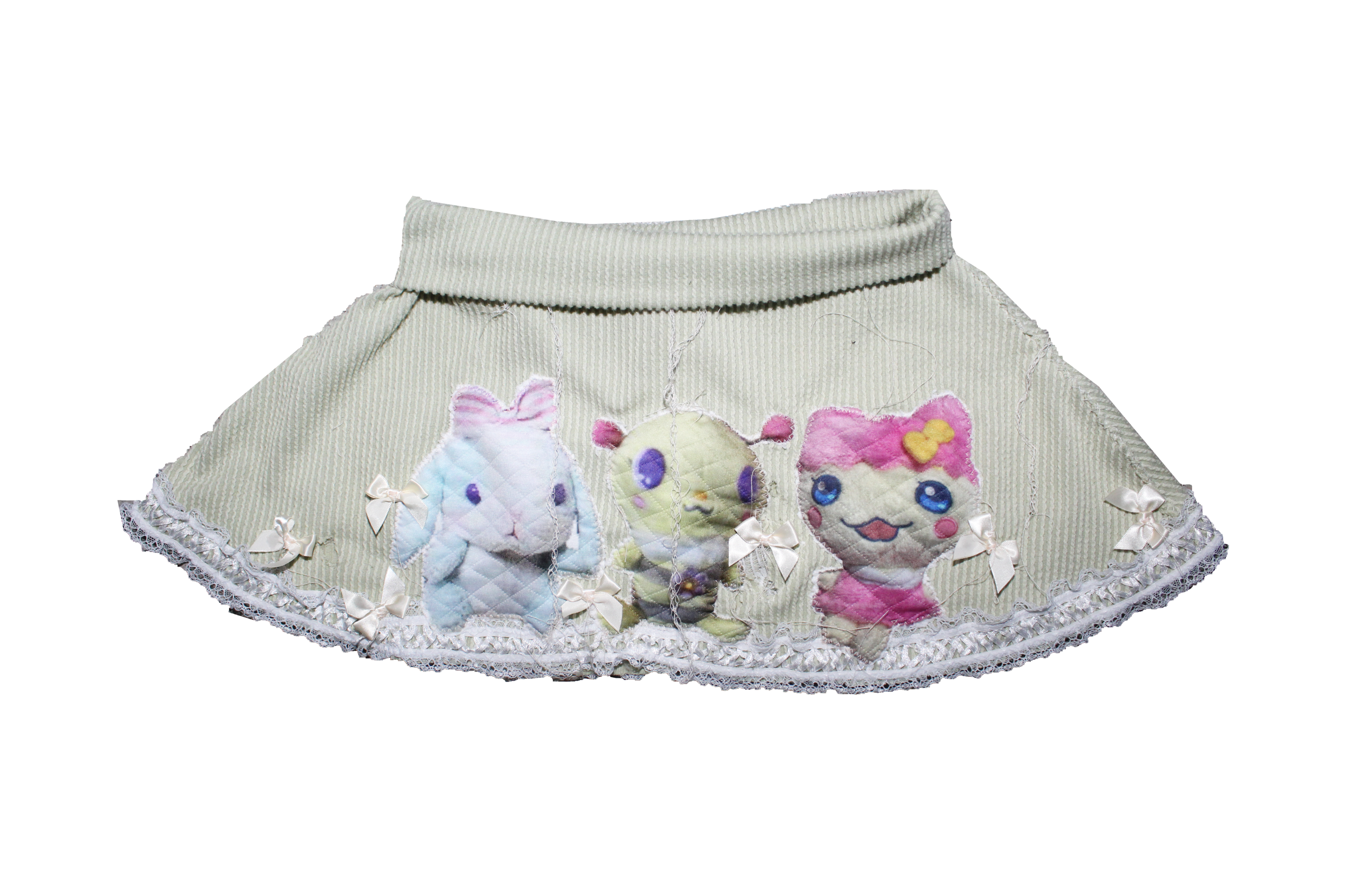 cabbage and friends mini skirt .