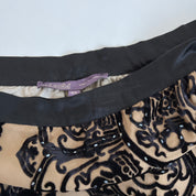 00s velvet one shoulder mini