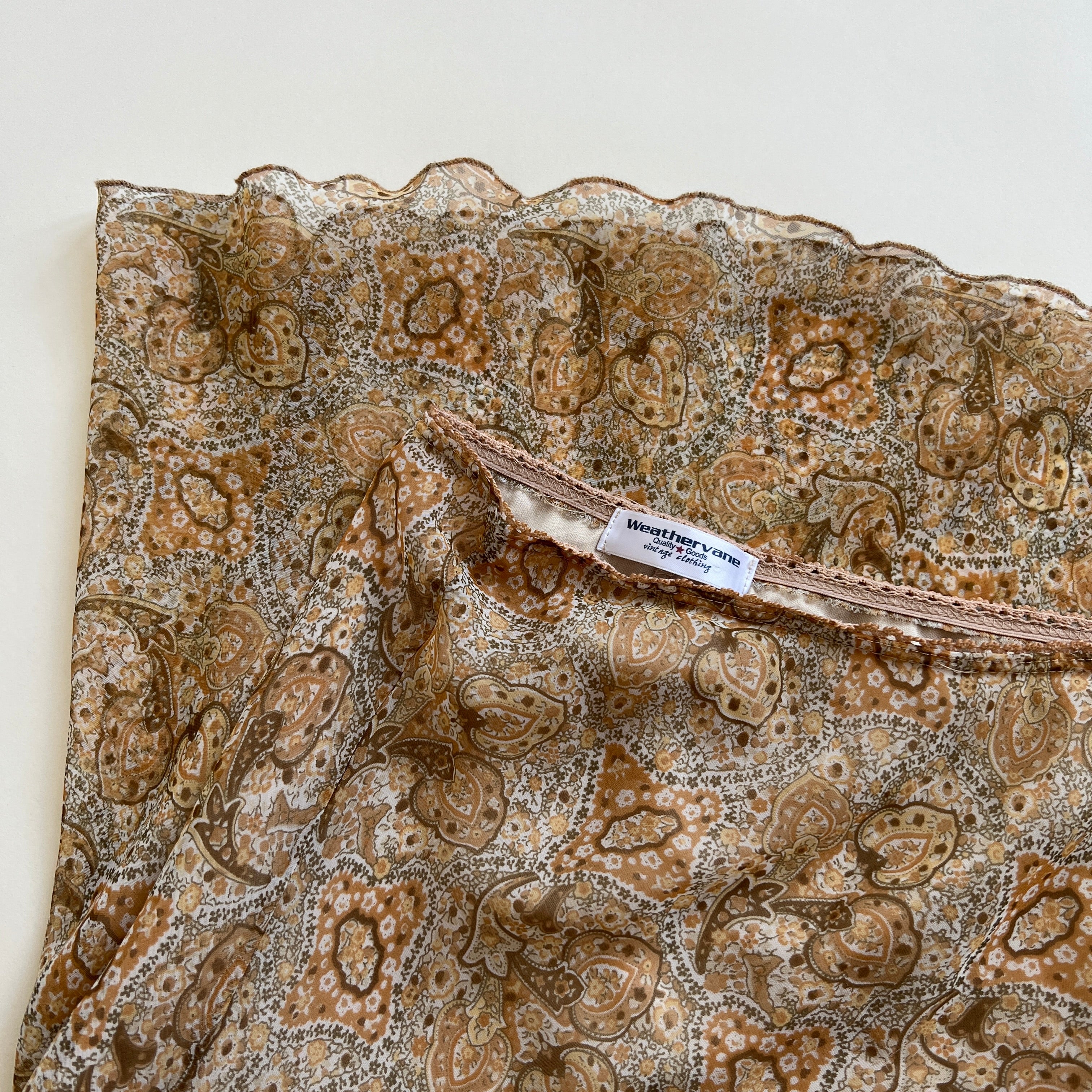 00s paisley skirt