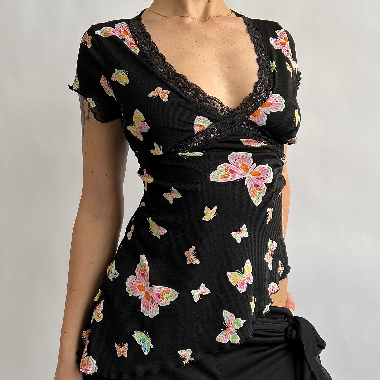 00s Asymmetrical butterfly top (XL)