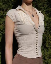 Cream Blouse (XS)