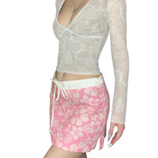 vintage Hawaii print skirt