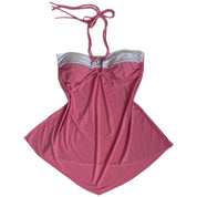 00s pink babydoll top
