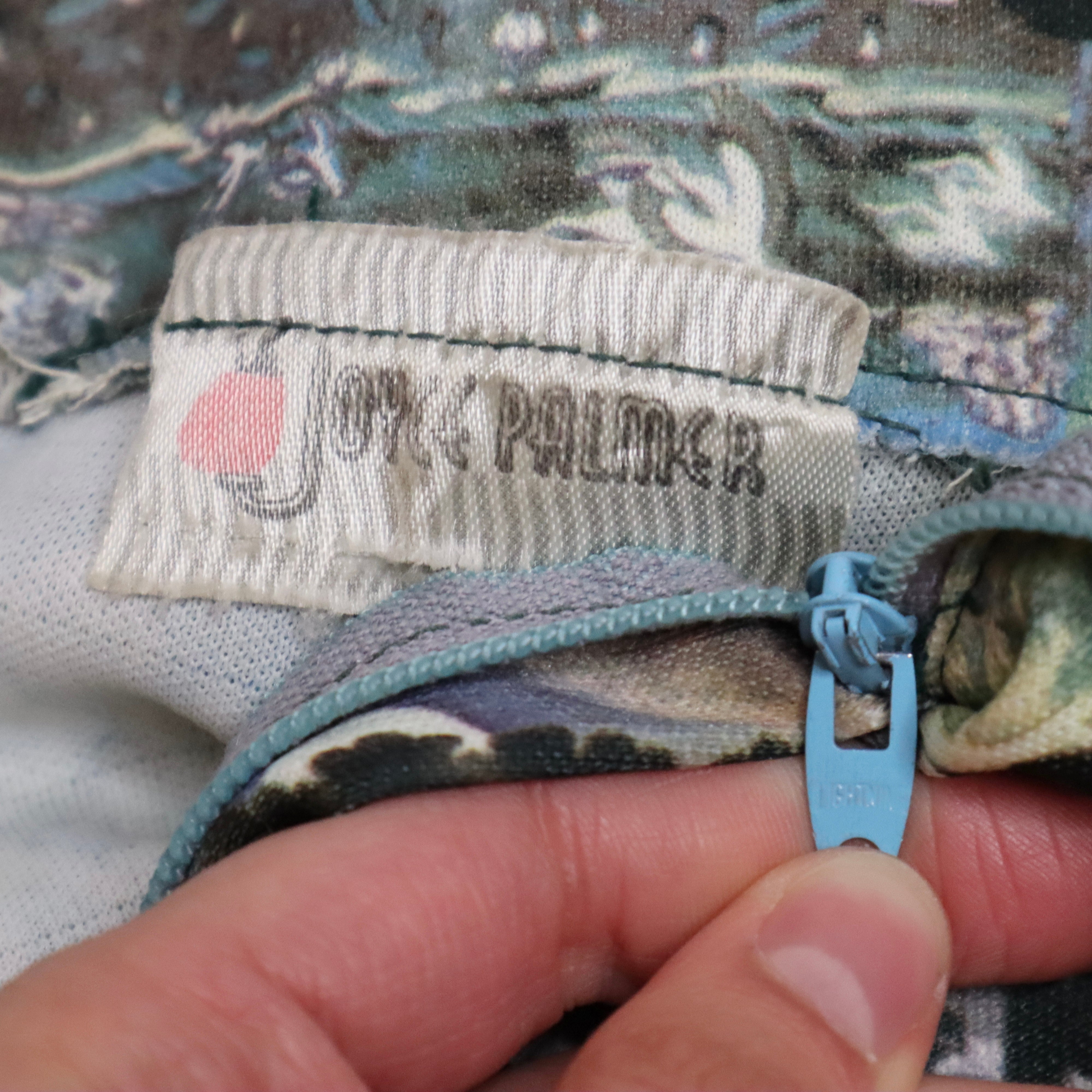 Rare 70s Novelty Print Dress (XS-S)