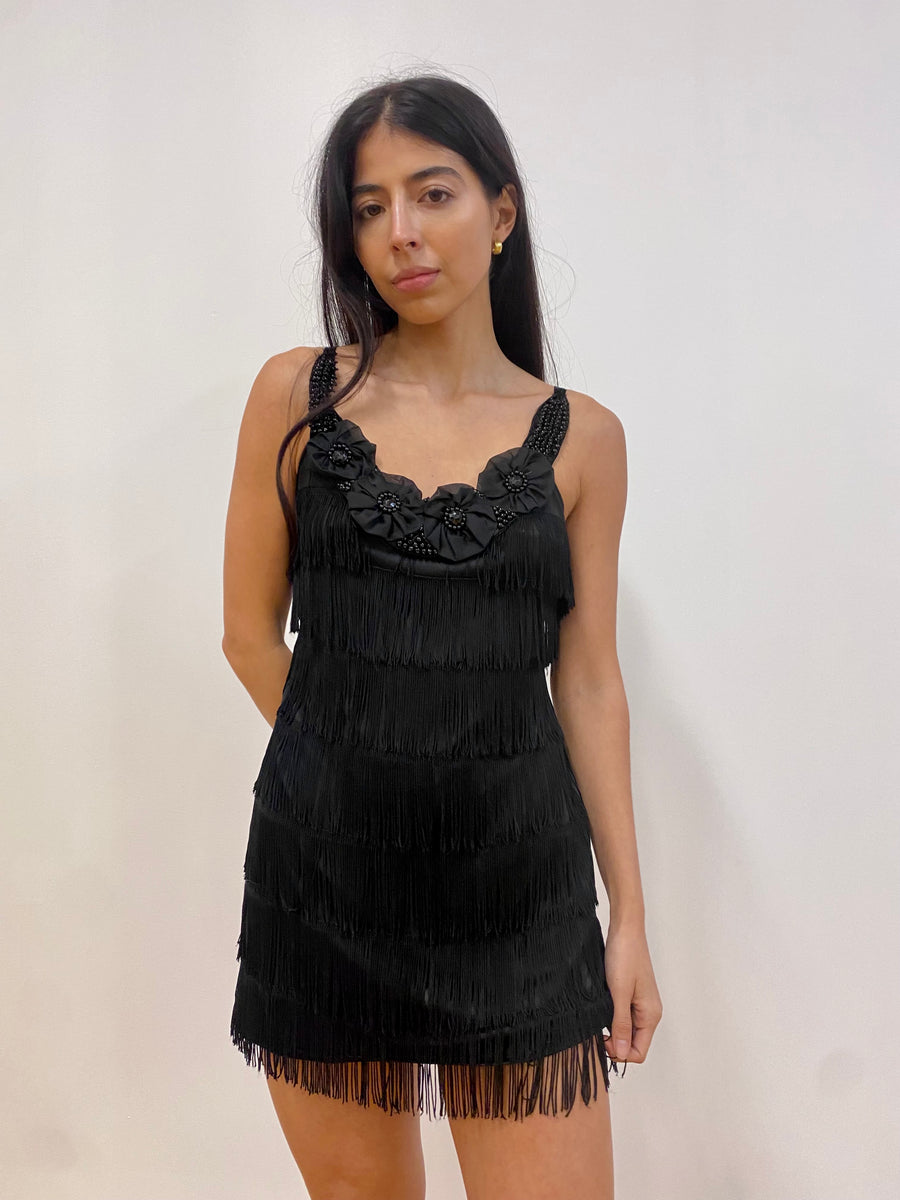 Black Flapper Swish Mini