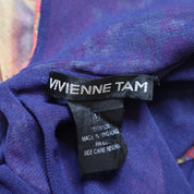 90s VIVIENNE TAM Graphic Mesh Dress (S)