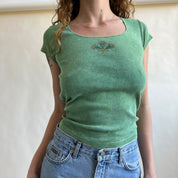 00s faded sage tee