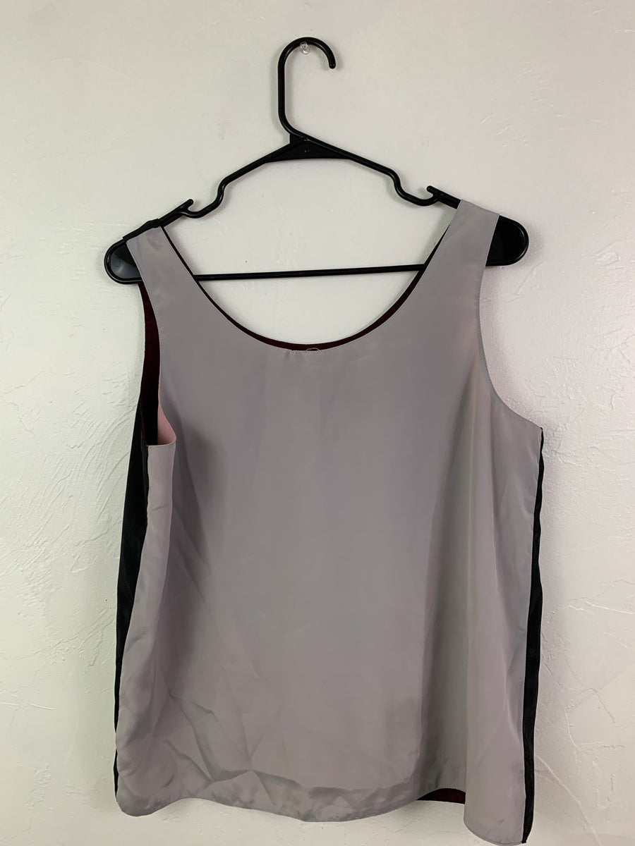 Reversible silk tank