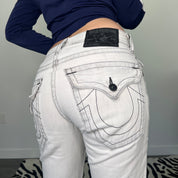 White True Religion Jeans