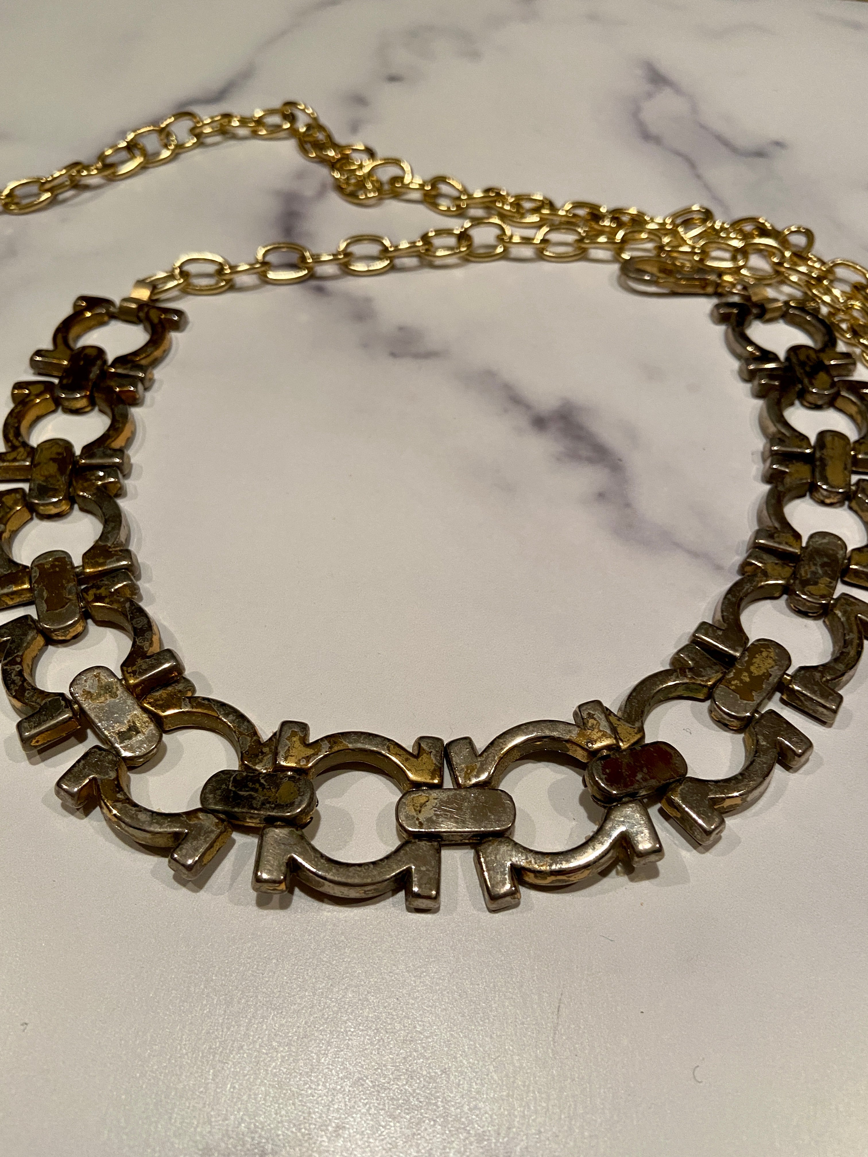 Vintage Metal Statement Belt