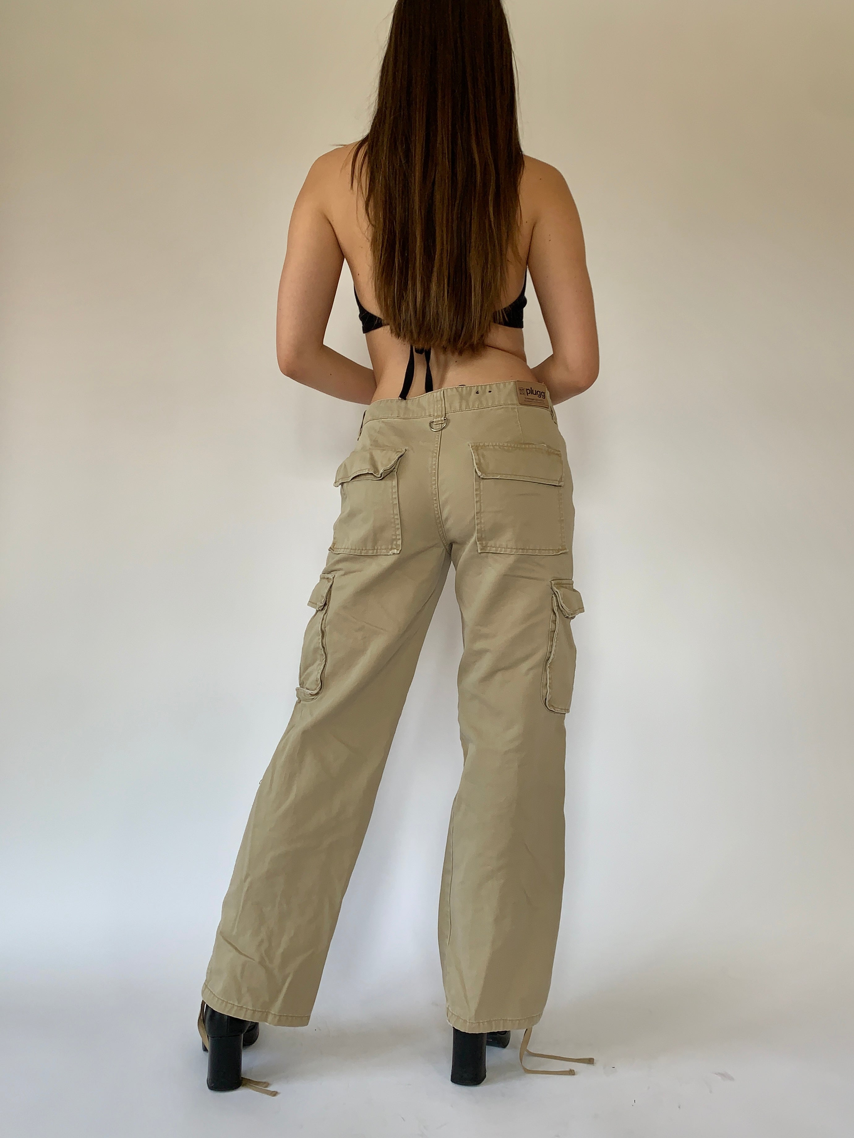 2000s Wide Leg Cargos (XS)