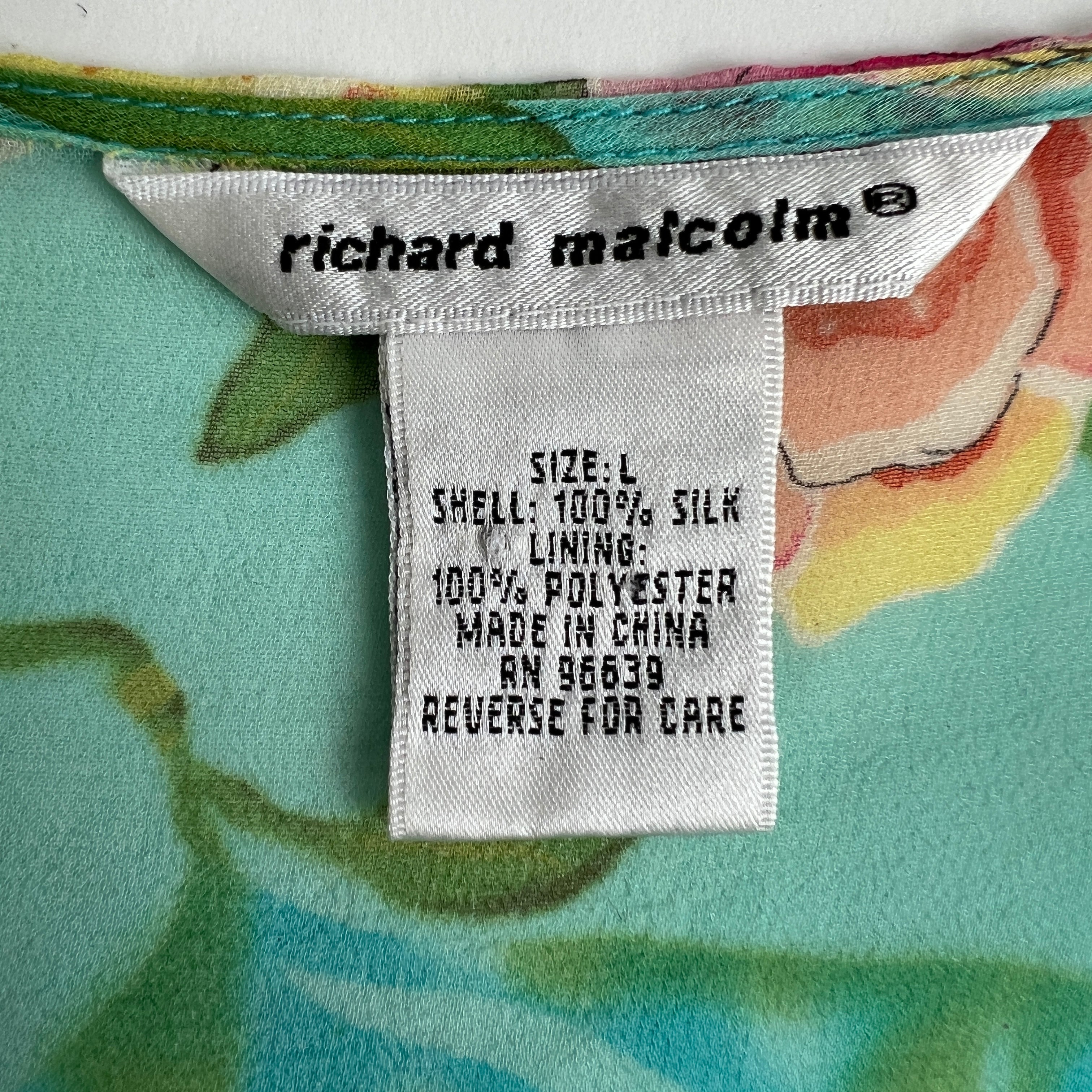 00s sheer silk wrap top