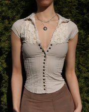 Cream Blouse (XS)