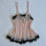 00s sheer babydoll top (S/M)
