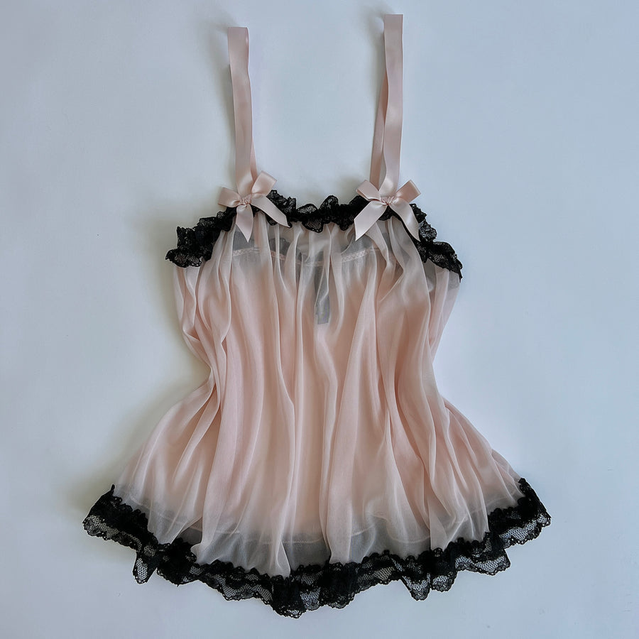 00s sheer babydoll top (S/M)
