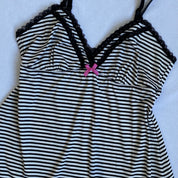 00s b&w striped cami