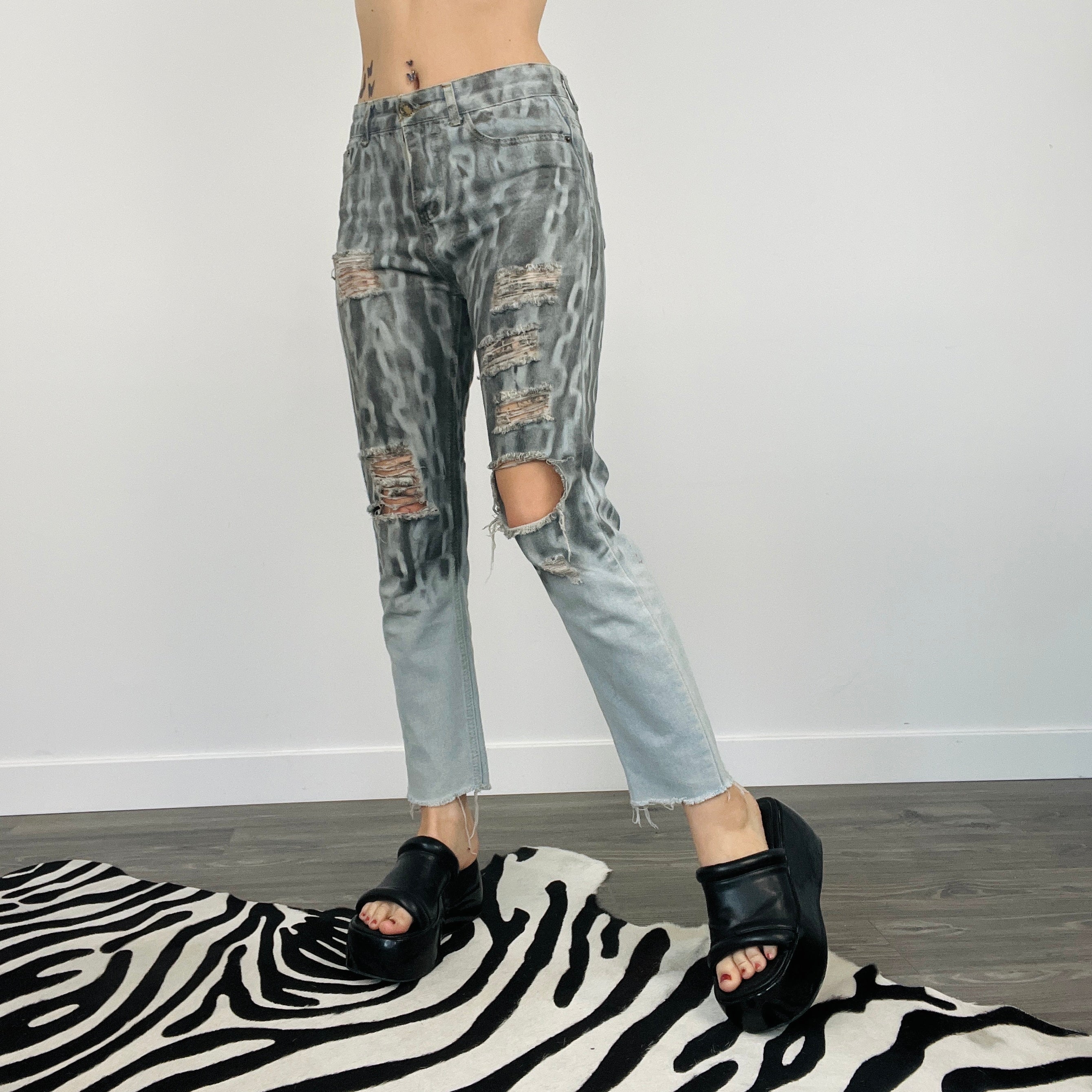 1/1 Custom Chainlink Jeans