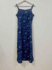 Denim Graphic Midi