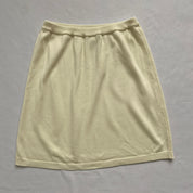 Ivory knit skirt