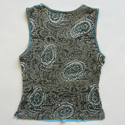 00s boho print tank