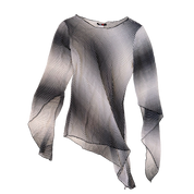 Early 2000s Sheer Asymmetrical Top (S/M)