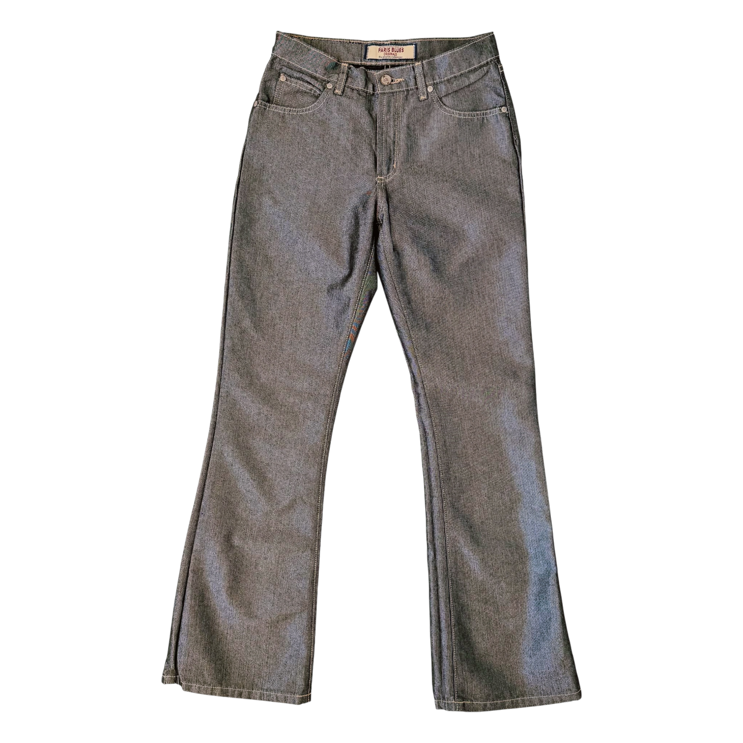 90s Metallic Gunmetal Pants (S)