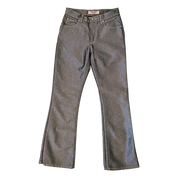 90s Metallic Gunmetal Pants (S)