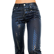 Z. Cavaricci Black Sequin Pants (XS)