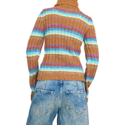 Early 2000s Chunky Striped Turtleneck (S)