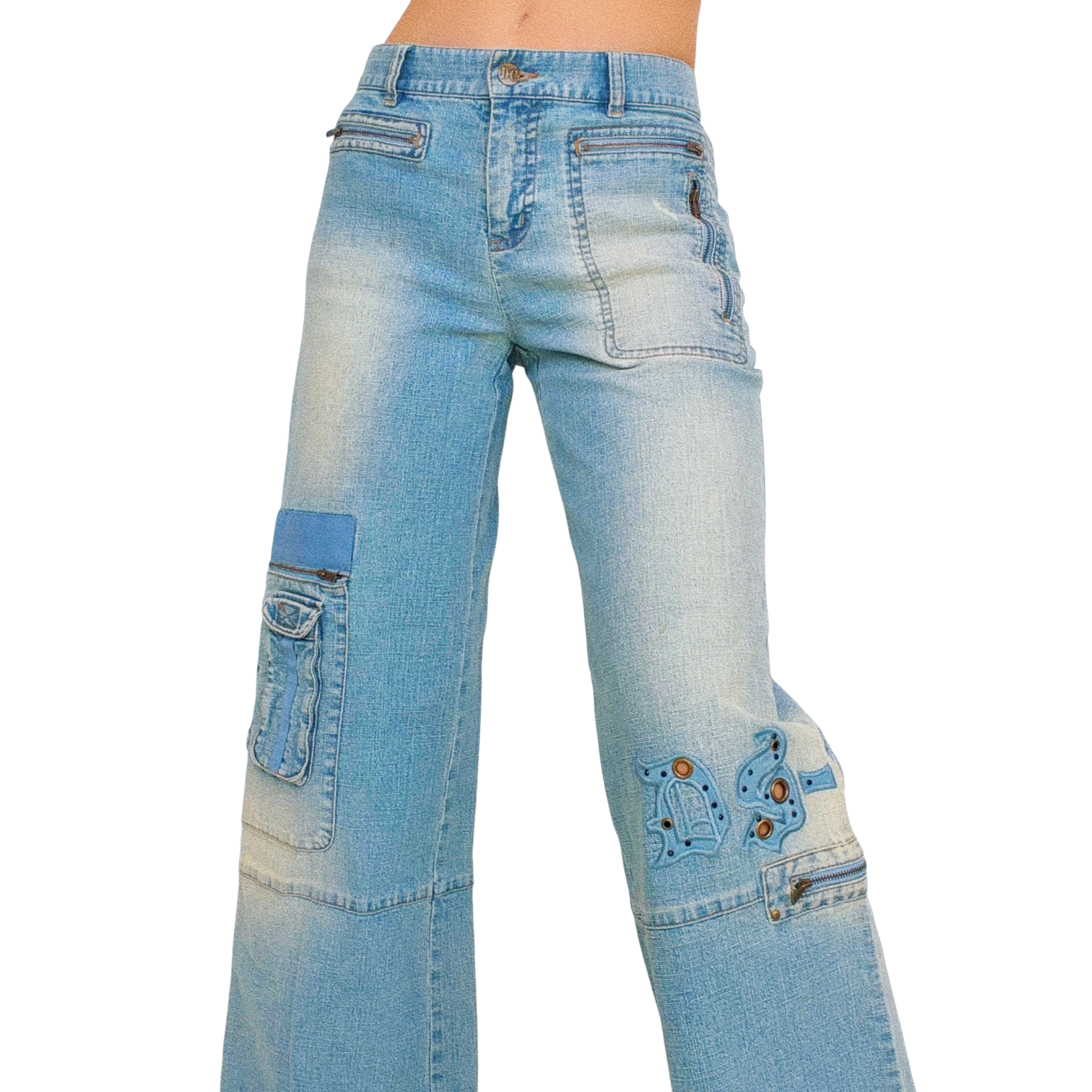 Funky European Cargo Jeans (XS)