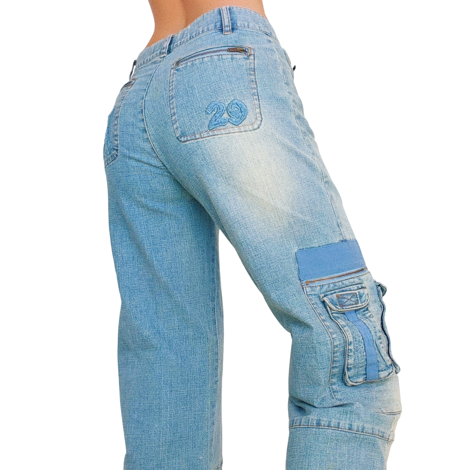 Funky European Cargo Jeans (XS)